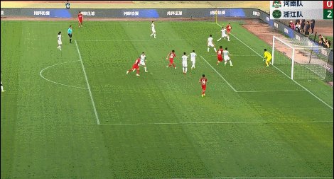 leyusports-【中超】皮纳远射科维奇点射 河南2比2扳平十人浙江