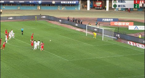 leyusports-【中超】皮纳远射科维奇点射 河南2比2扳平十人浙江
